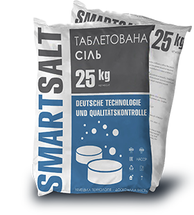 SmartSalt – мішок 25кг таблетованої солі для очистки води​